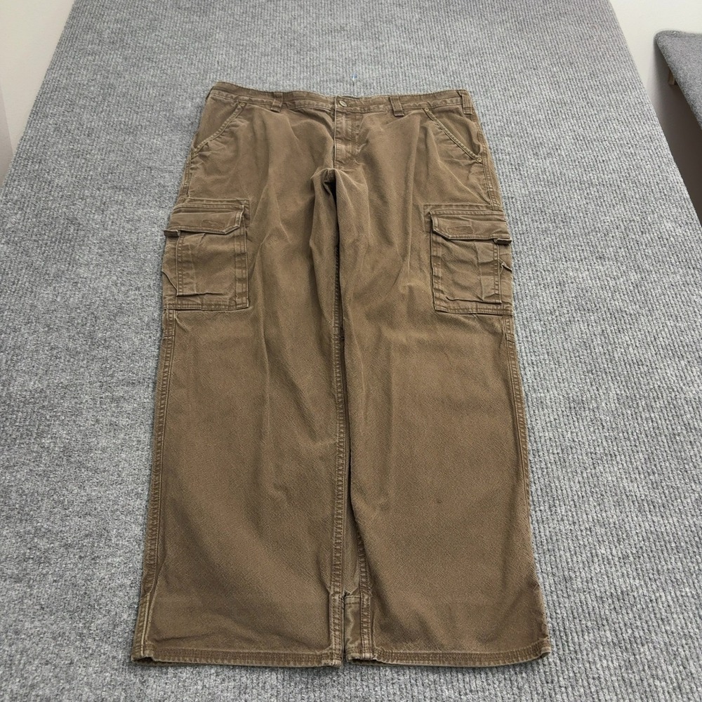 Timberland PRO Cargo Pants Mens 42 Brown Cotton Elastane Workwear Rugged Utility